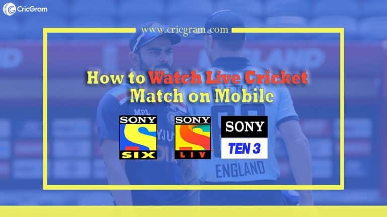 ND vs ENG 3rd ODI Live Streaming App