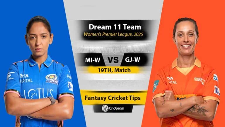 MUM-W vs GJ-W Dream11 Prediction, Best Captain Pick, WPL 2025